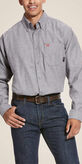 FR Solid Twill DuraStretch Work Shirt Front